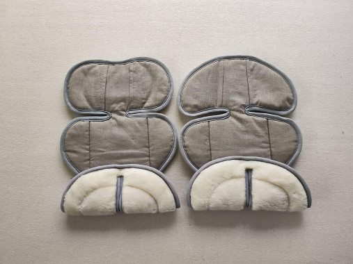 Detský textil - VLNIENKA podložka do vajíčka  0/13 kg 100% Merino Top Super wash Natural 100% lan beige - 16348734_