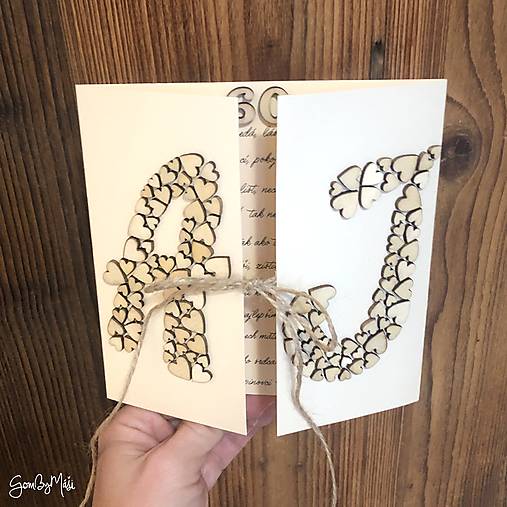 Darčeky pre svadobčanov - Srdiečkový telegram/blahoželanie - 16351788_