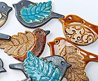 Dekorácie - keramické vtáčiky - Drobčeky - 16350329_