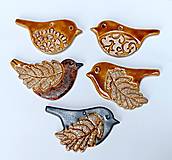 Dekorácie - keramické vtáčiky - Drobčeky - 16350345_