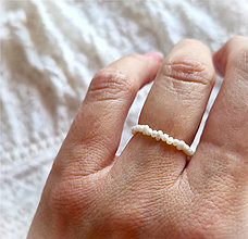 Prstene - Prsteň*riečné perly*minimalistický*Ag - 16351347_