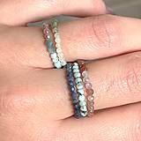Prstene - Elastic Mix Gemstone Ring / Elastický prsteň mix minerálov A0015 - 16353663_
