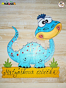 Tabuľky - Menovka - dinosaurus - 16353849_
