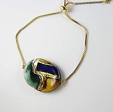 Náramky - Tana šperky - keramika/zlato - 16352941_