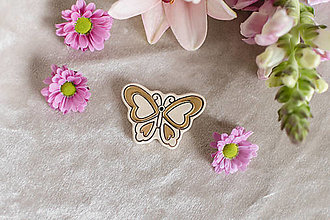 Dekorácie - Motýle (2) - 16354090_