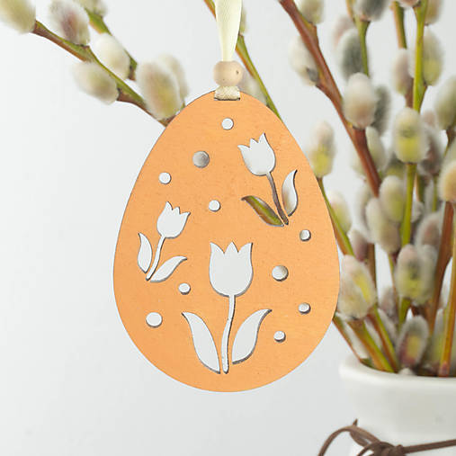 Dekorácie - Veľkonočné vajíčko [V-0040] - 16353099_