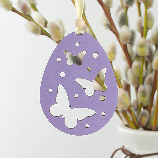 Dekorácie - Veľkonočné vajíčko [V-0042] - 16353103_