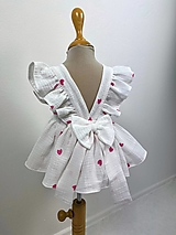 Detské oblečenie - Mušelínové šaty pre dievčatká - 16353309_