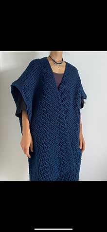 Úžitkový textil - Štrikovaná deka, plášť - 16352266_