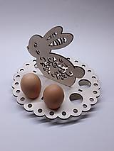 Dekorácie - Zajko stojan pre vajíčka (OZDE009) - 16354303_
