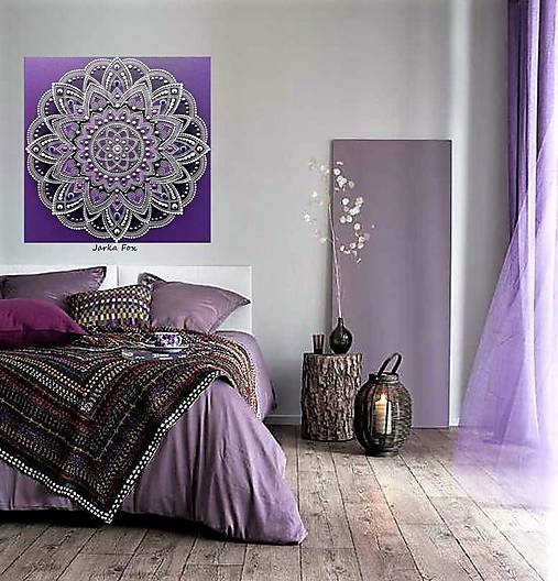 Obrazy - MANDALA LÁSKY a HARMÓNIE❤️energetický obraz,talizman,originálny dar  - 16355937_