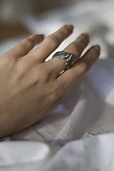 Prstene - Cínový prsteň Acanthus otvorený - 16356645_