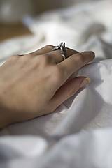 Prstene - Cínový prsteň Acanthus otvorený - 16356646_