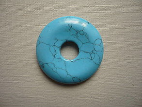 Minerály - Donut 30 mm - tyrkenit č.18f - 16356465_