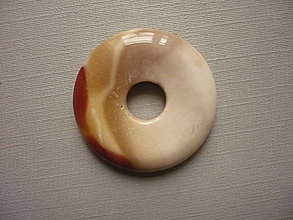 Minerály - Donut 30 mm - jaspis mookait, č.15f - 16356513_