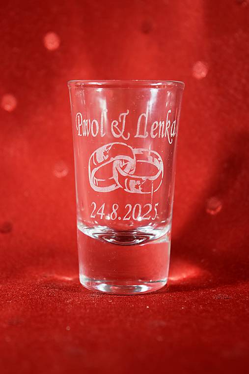 Nádoby - Gravírovanie štamperlíkov pohárikov pijačiek želanie 5 - 16354612_