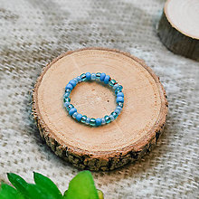 Prstene - Modré prstene (6) - 16356233_