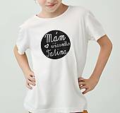 Detské oblečenie - Detské tričko tatino - 16354744_