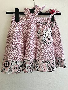 Detské oblečenie - Kruhová suknička s vreckom (Suknička s veľkou gumičkou+malými) - 16355912_