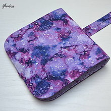 Taštičky - Pastelkovník - Purple galaxy 24+1 - 16359580_