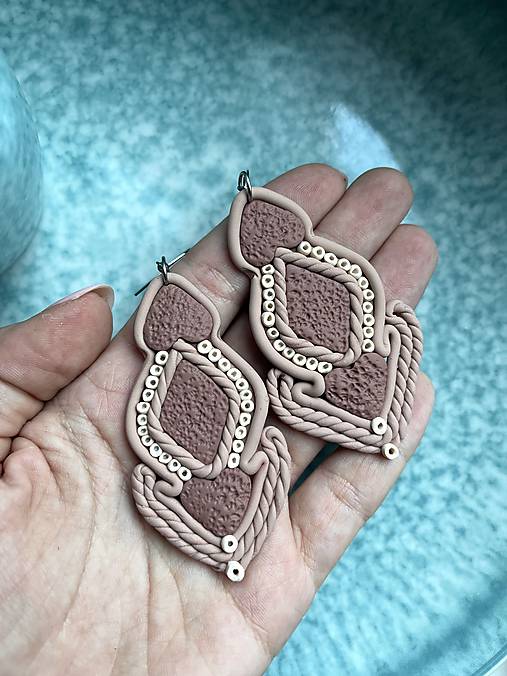 Náušnice - *Tamara* ala soutache - 16359067_