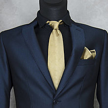 Pánske doplnky - SET Hodvábna kravata + vreckovka LIMIT_39, ručná výroba - 16357485_