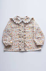 Detské oblečenie - Detská bavlnená košeľa s golierom Celia - 16358987_
