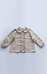 Detské oblečenie - Detská bavlnená košeľa s golierom Celia - 16358990_