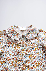 Detské oblečenie - Detská bavlnená košeľa s golierom Celia - 16358991_