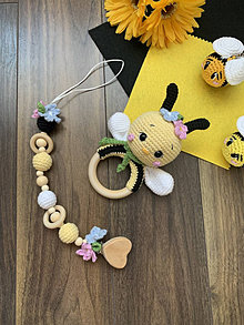 Hračky - baby SET 2 ks - včielka LILU - 16357556_