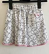 Detské oblečenie - Kruhová suknička s vreckom - 16359386_