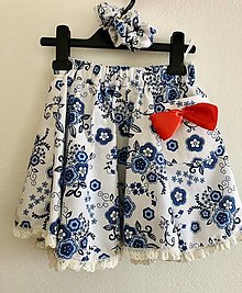 Detské oblečenie - Kruhová suknička s vreckom (Suknička a 2 gumičky) - 16359357_