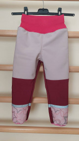 Detské oblečenie - softshellové nohavice 92-140 - 16362250_