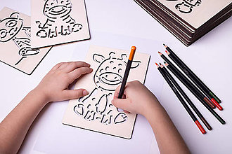 Detské doplnky - Šablóny na kreslenie Safari - 16361644_