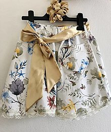 Detské oblečenie - Kruhová suknička s vreckom (Suknička a 2 gumičky) - 16362998_