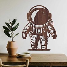 Dekorácie - Astronaut drevená dekorácia - 16366775_