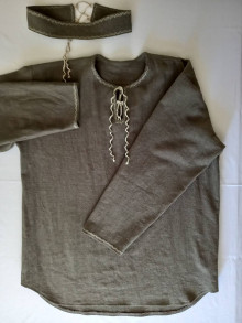 Pánske oblečenie - Ľanová košeľa - 16366582_