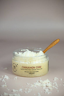 Telová kozmetika - MARK sugar scrub Cinnamon Chai - s výťažkami z medu - 16364691_