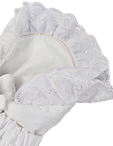 Detský textil - Biela perinka s dvojvolánikom - 16367150_