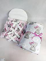 Detský textil - Set do postieľky pre dievčatko za zvýhodnenú cenu - 16367718_