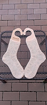 Ponožky, pančuchy, obuv - Ponožky biele - 16367457_