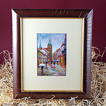 Obrazy - Maľovaný obrázok - slovenské mestá (maľovaný obrázok - Košice 2) - 16367526_