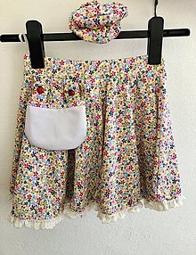 Detské oblečenie - Kruhová suknička s odopínateľným vreckom (Suknička s dvomi gumičkami) - 16369684_