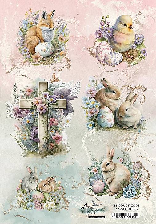 Papier - Ryžový papier SOS 02/ A4 - 16373410_