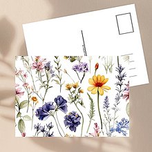 Papiernictvo - Pohľadnica " floral love" - 16373009_