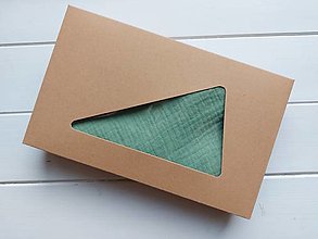 Obalový materiál - Dárková krabička na mušelínový šátek - 16371178_