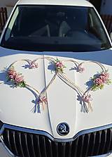 Dekorácie - Srdcia na svadobné auto - 16374265_