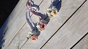 Náramky - Kvetinový náramok ruža - 16375037_