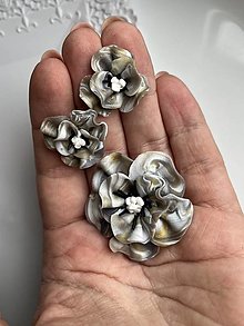 Sady šperkov - *marble rosses* set - 16375872_