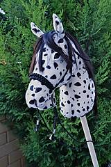 Hračky - Hobby horse Appaloosa Dalmatine čierna parelka - 16373645_